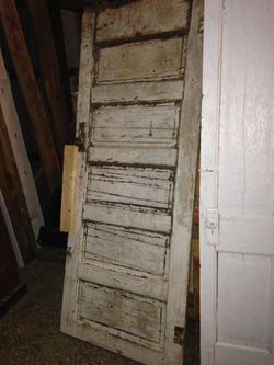 6 Panel white door