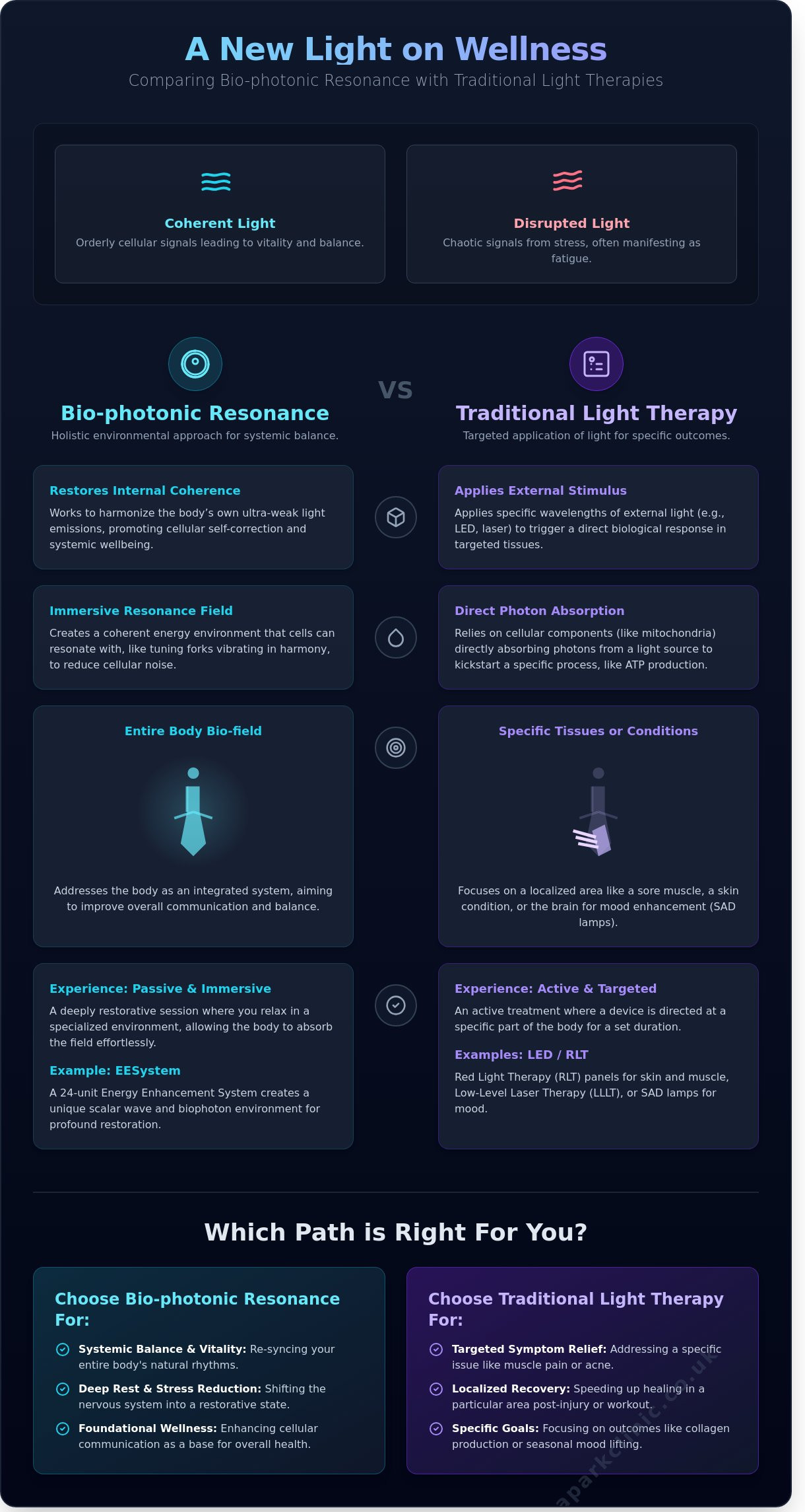 Bio-photonics for vitality