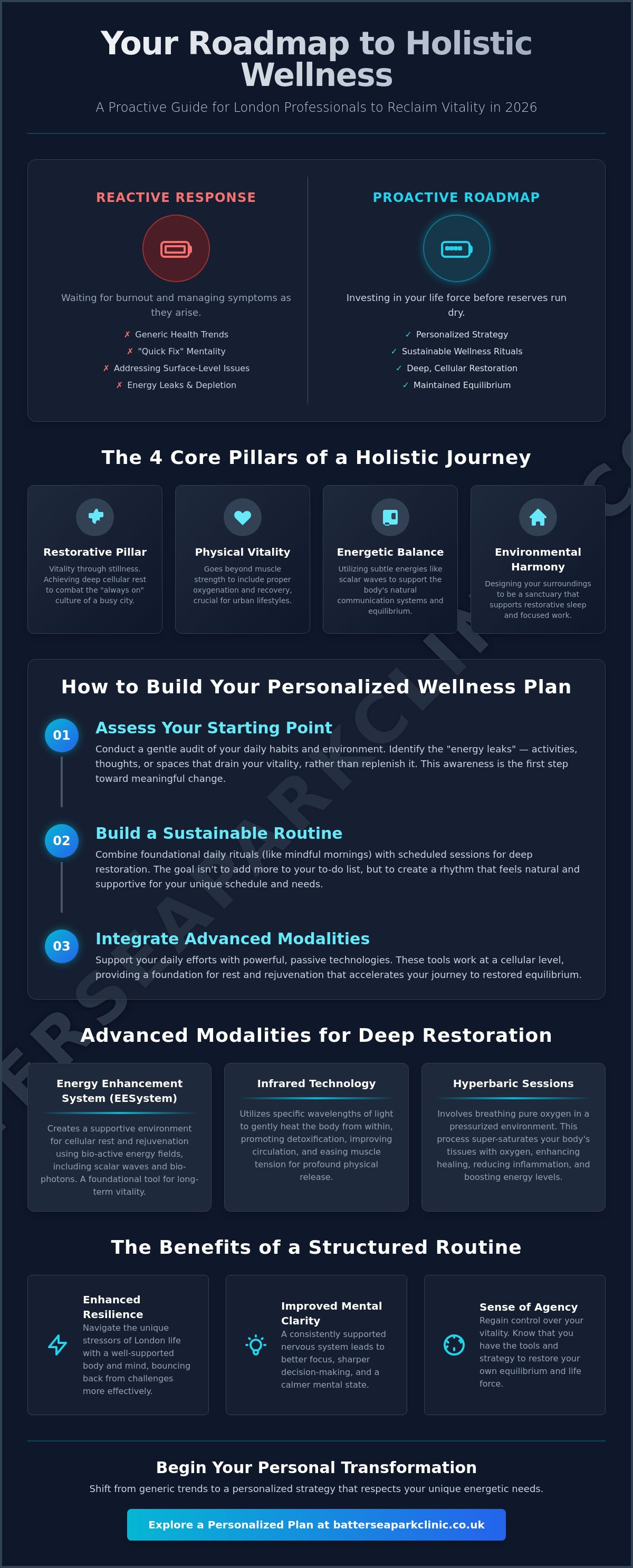 Holistic wellness routine london