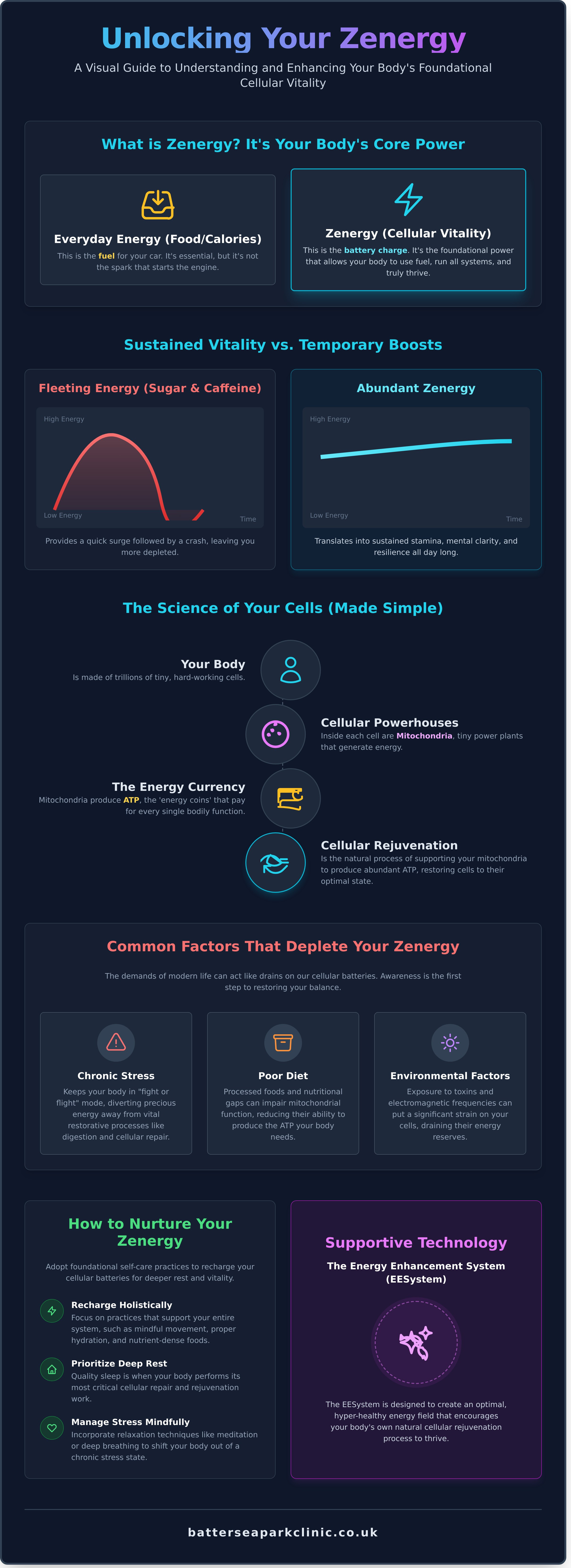 Zenergy infographic - visual guide