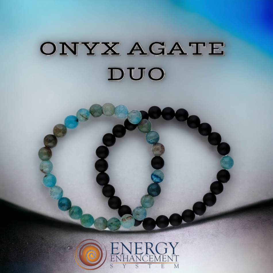 Onyx Agate Hyper-Charged Energy Enhancement System Bracelet