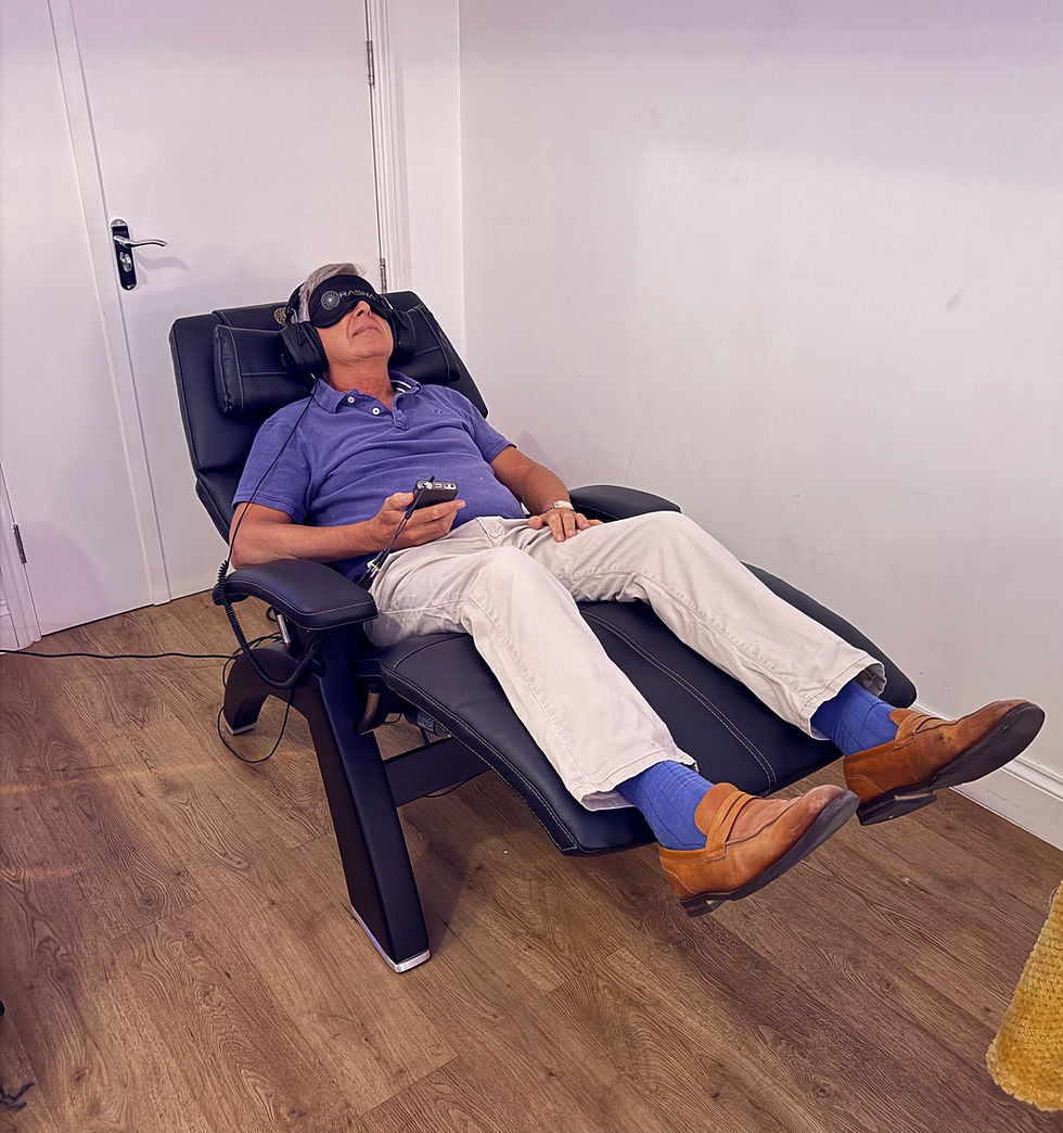 Man in The Rasha Chair