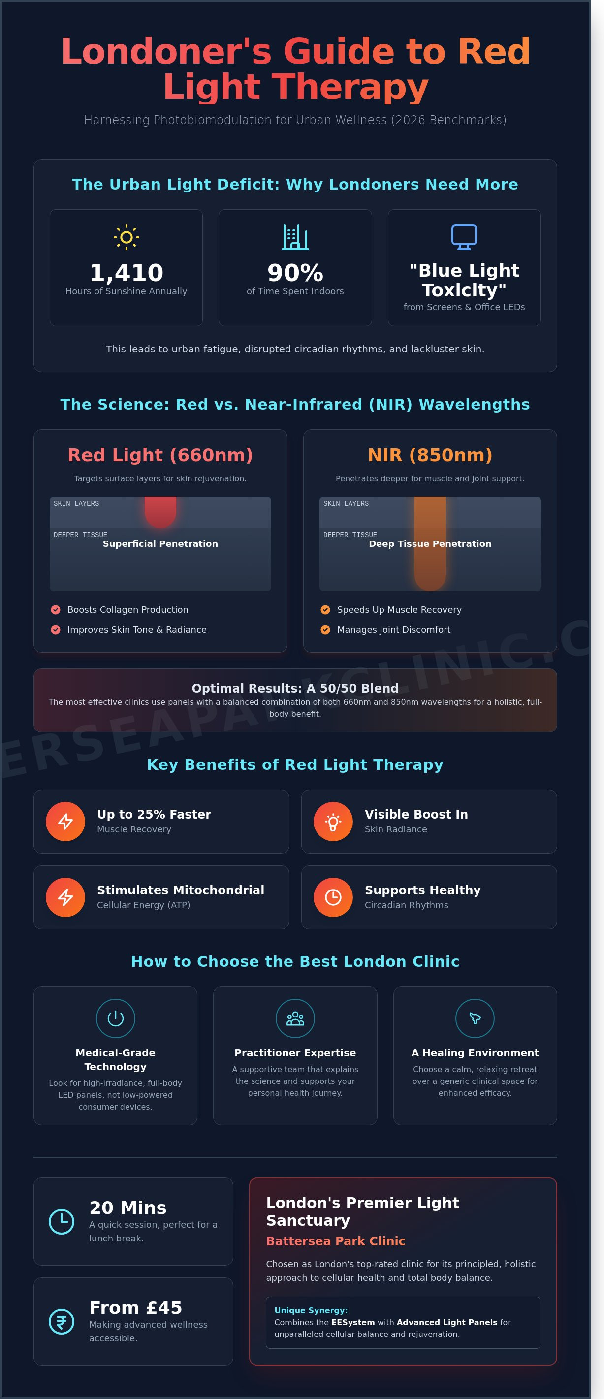 Best red light therapy clinic london