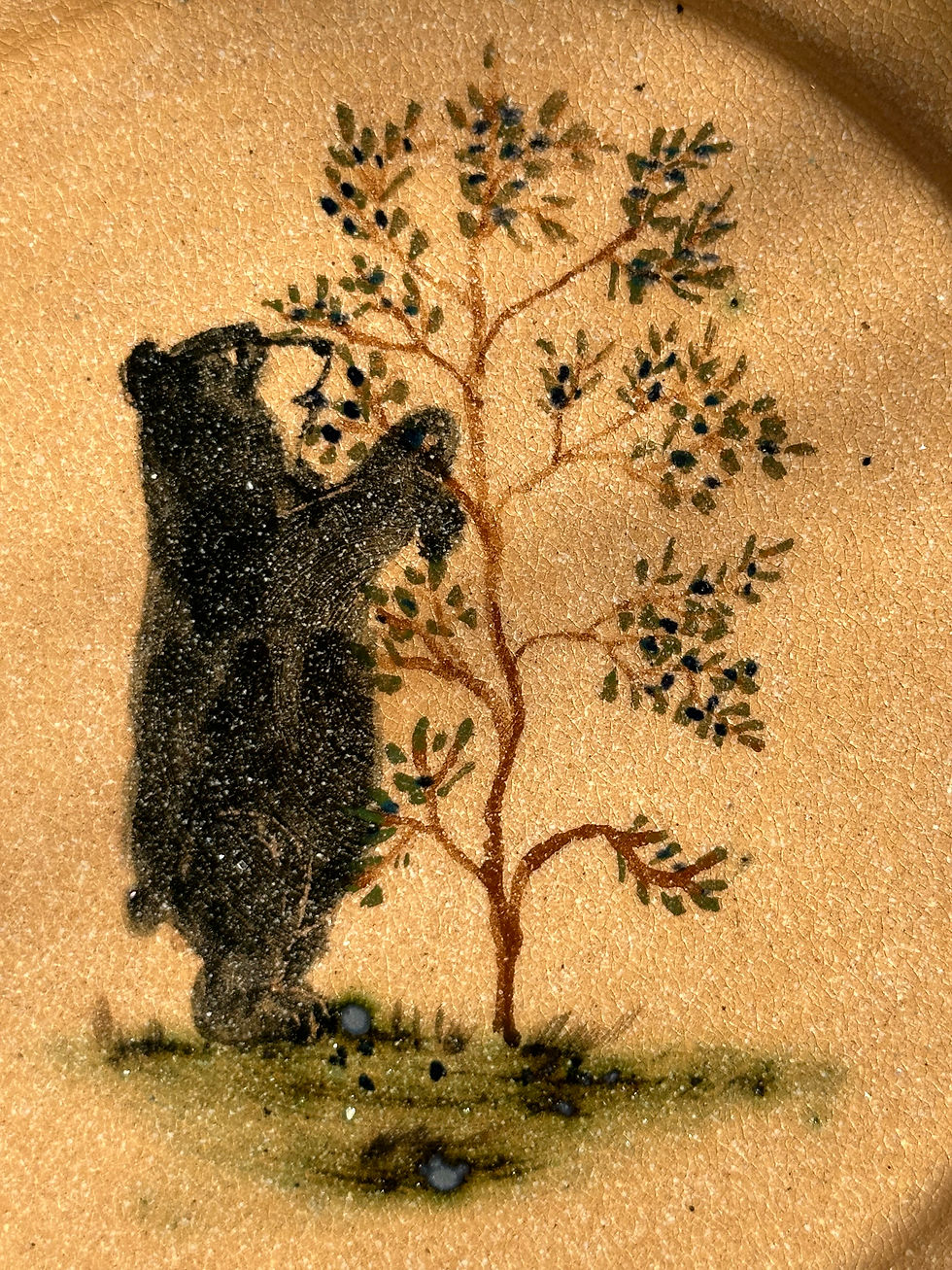Black Bear Pie/Salad plates