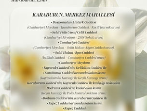 Trafiğe Kapalı Alanlar