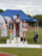 Lila, Championne départementale CAF 100m haies