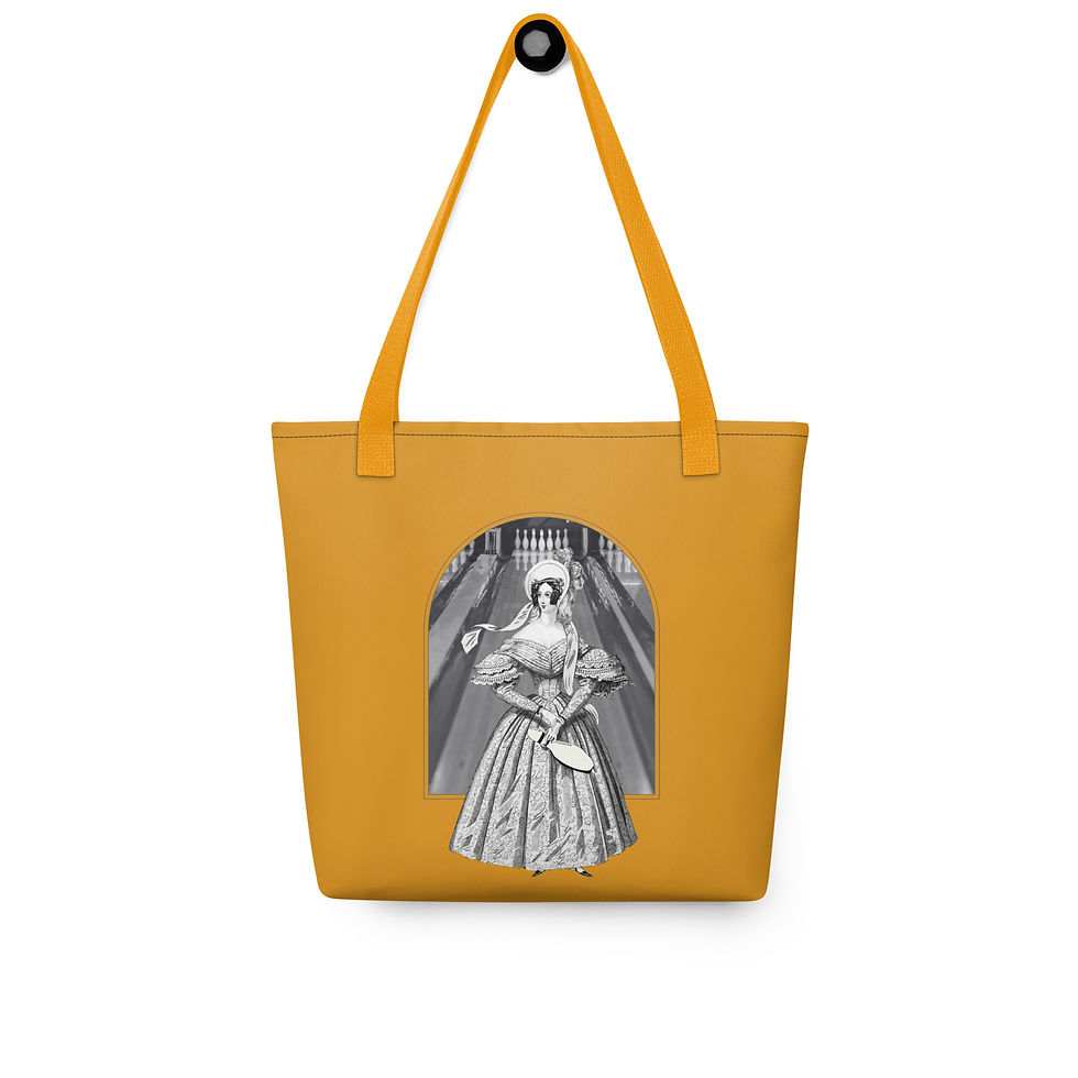 Thumbnail: Strike Queen Tote Bag Yellow