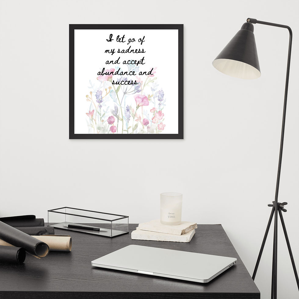 Thumbnail: Affirmation - Framed Poster