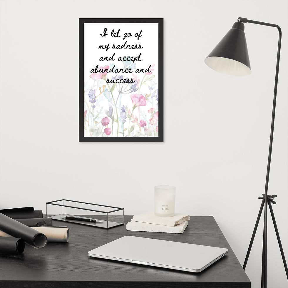 Thumbnail: Affirmation - Framed Poster