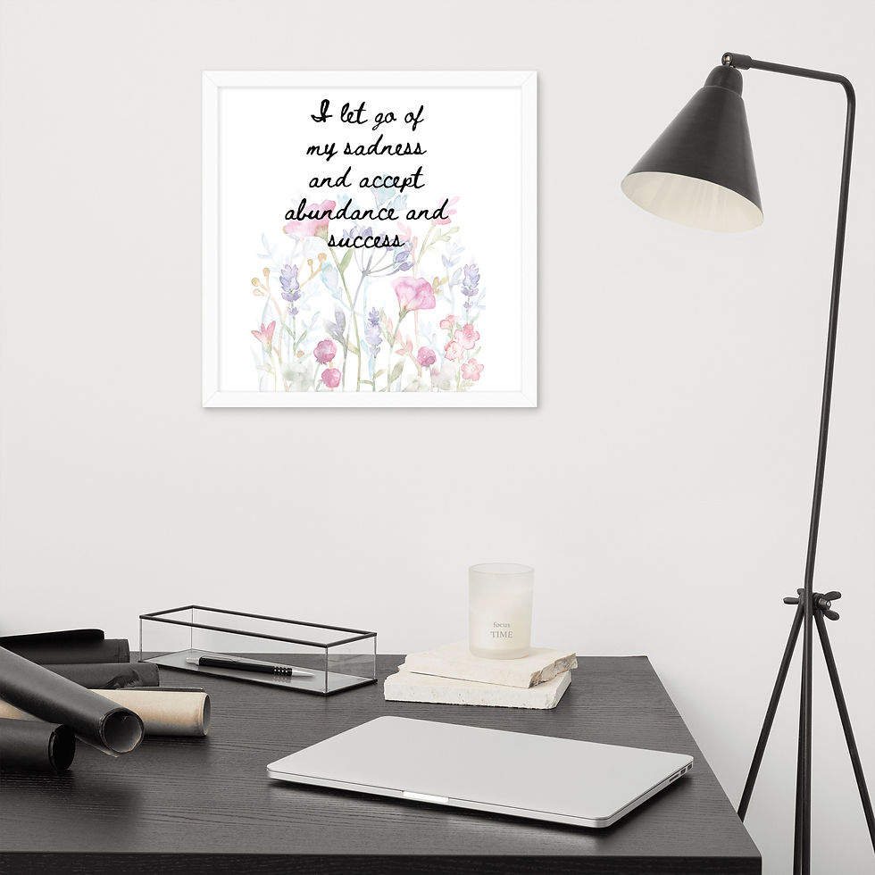 Thumbnail: Affirmation - Framed Poster