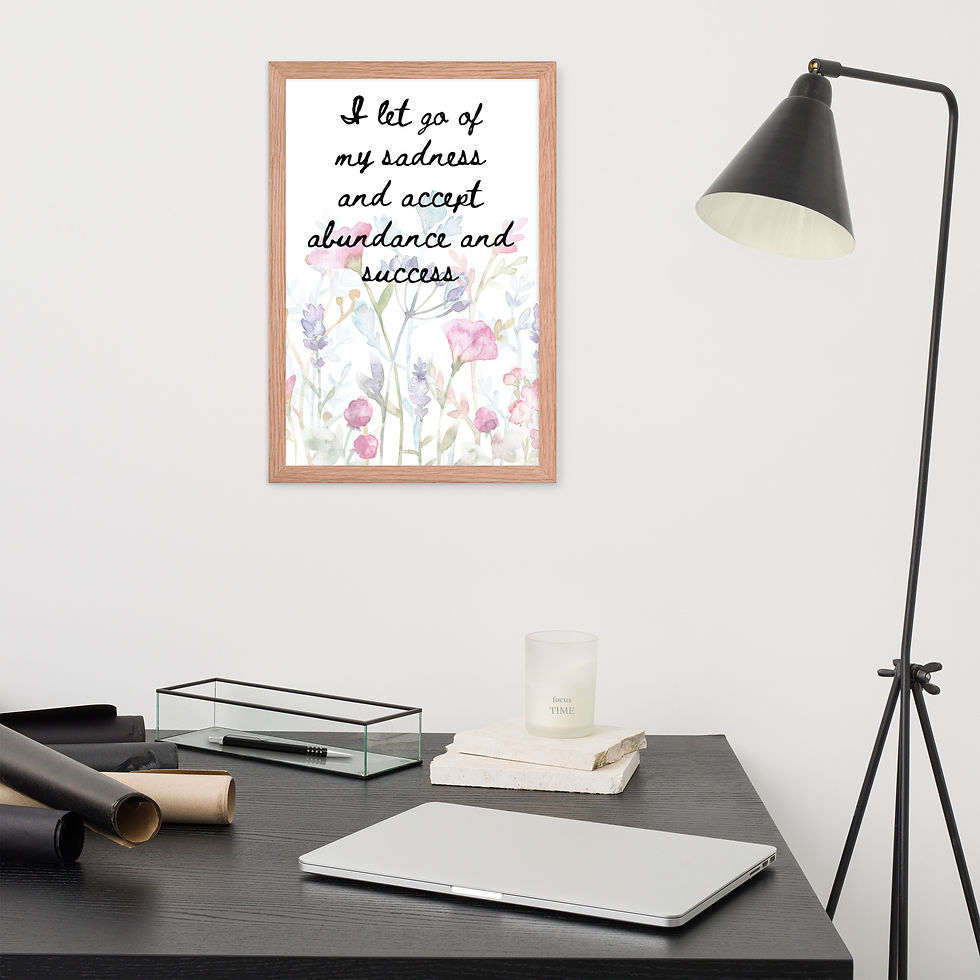Thumbnail: Affirmation - Framed Poster