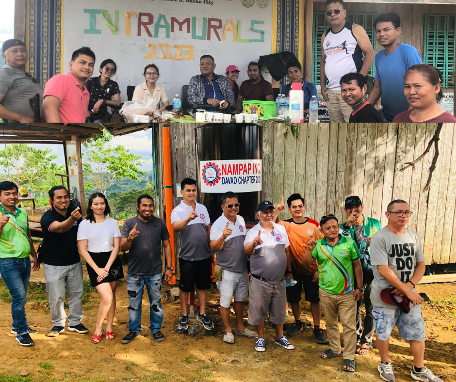 Social Responsibility engagement of Nampap Davao Chapter in Brgy. Magsaysay