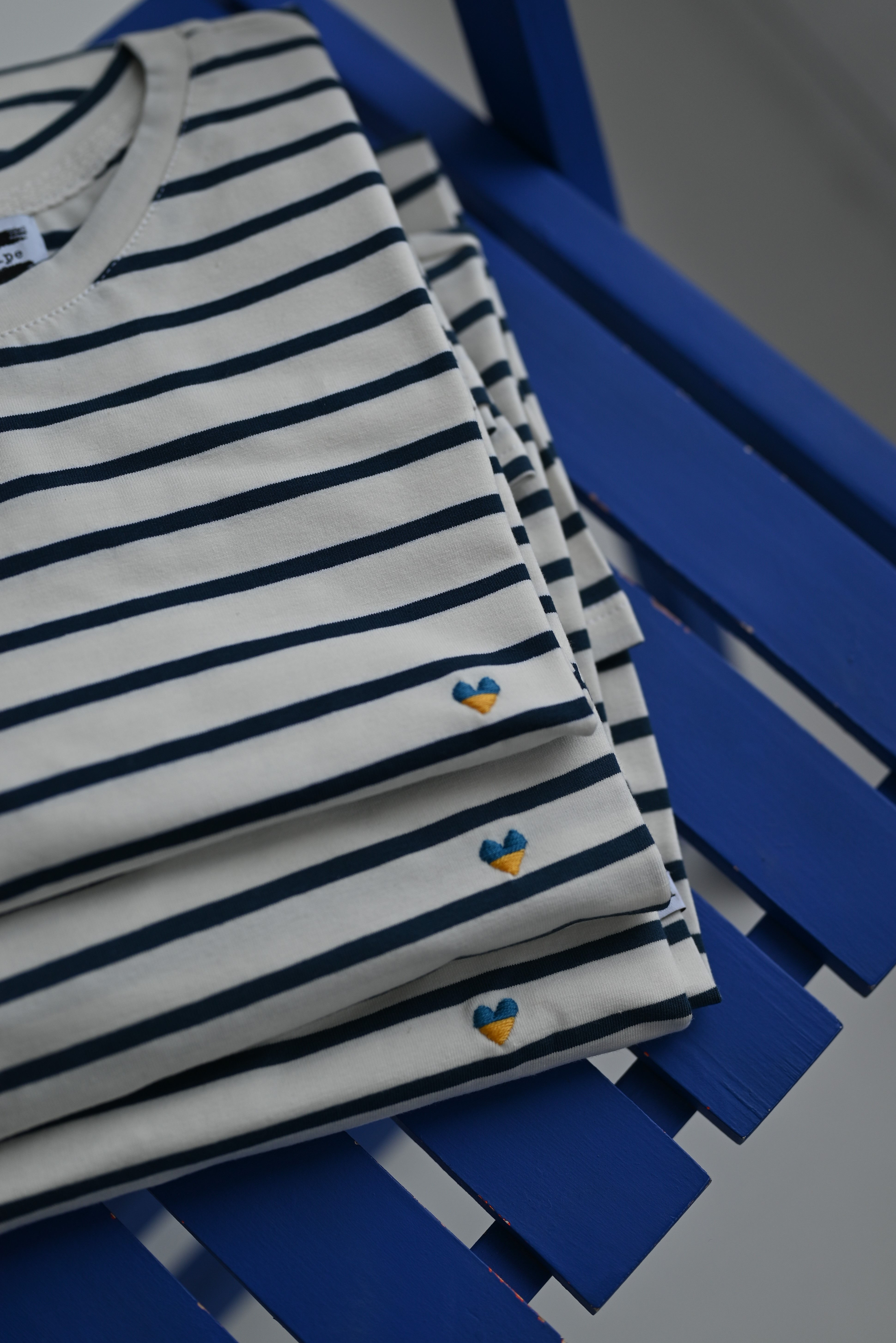 Жіноча бретонка «Довіль» з ручною вишивкою