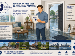 Homeowner standing inside flooded first floor of home after severe rainstorm while reviewing insurance paperwork and watching water enter from outside through doors and foundation areas.