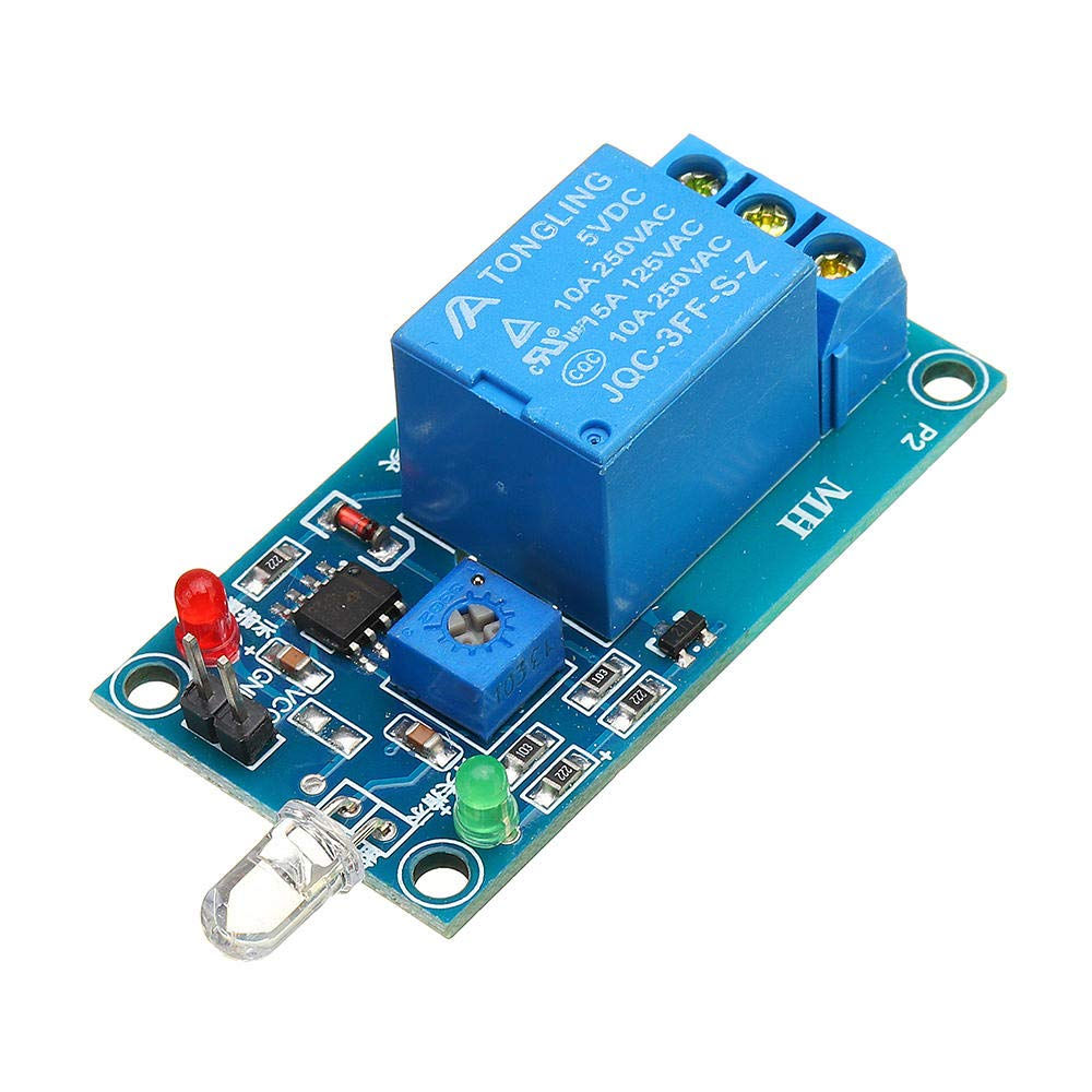 Photodiode+12V relay (P2 illuminated)