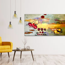 Mixed media painting by artist Denise Cerro