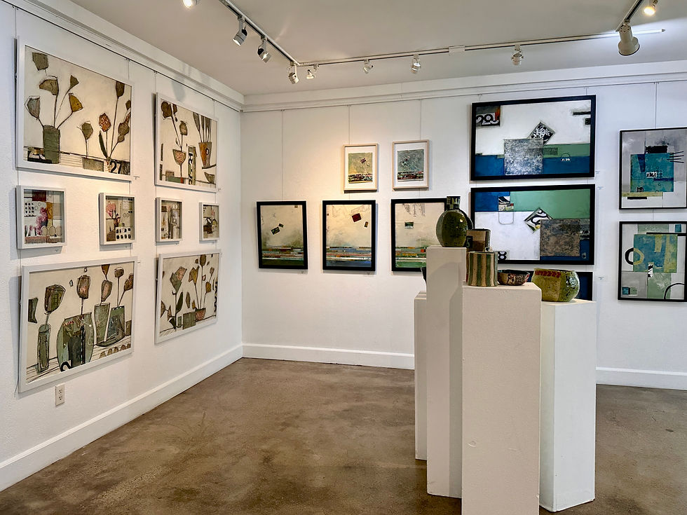 Denise Cerro mixed media art exhibit
