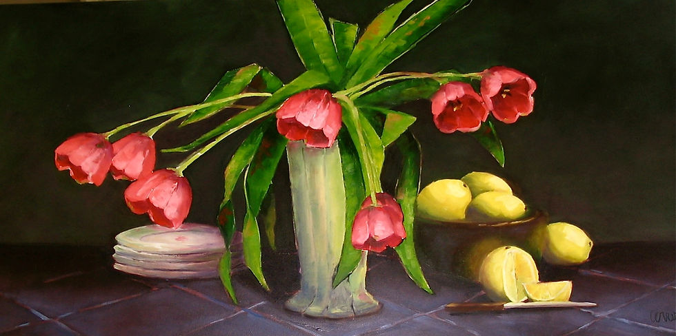 original still life oil painting by Denise Cerro