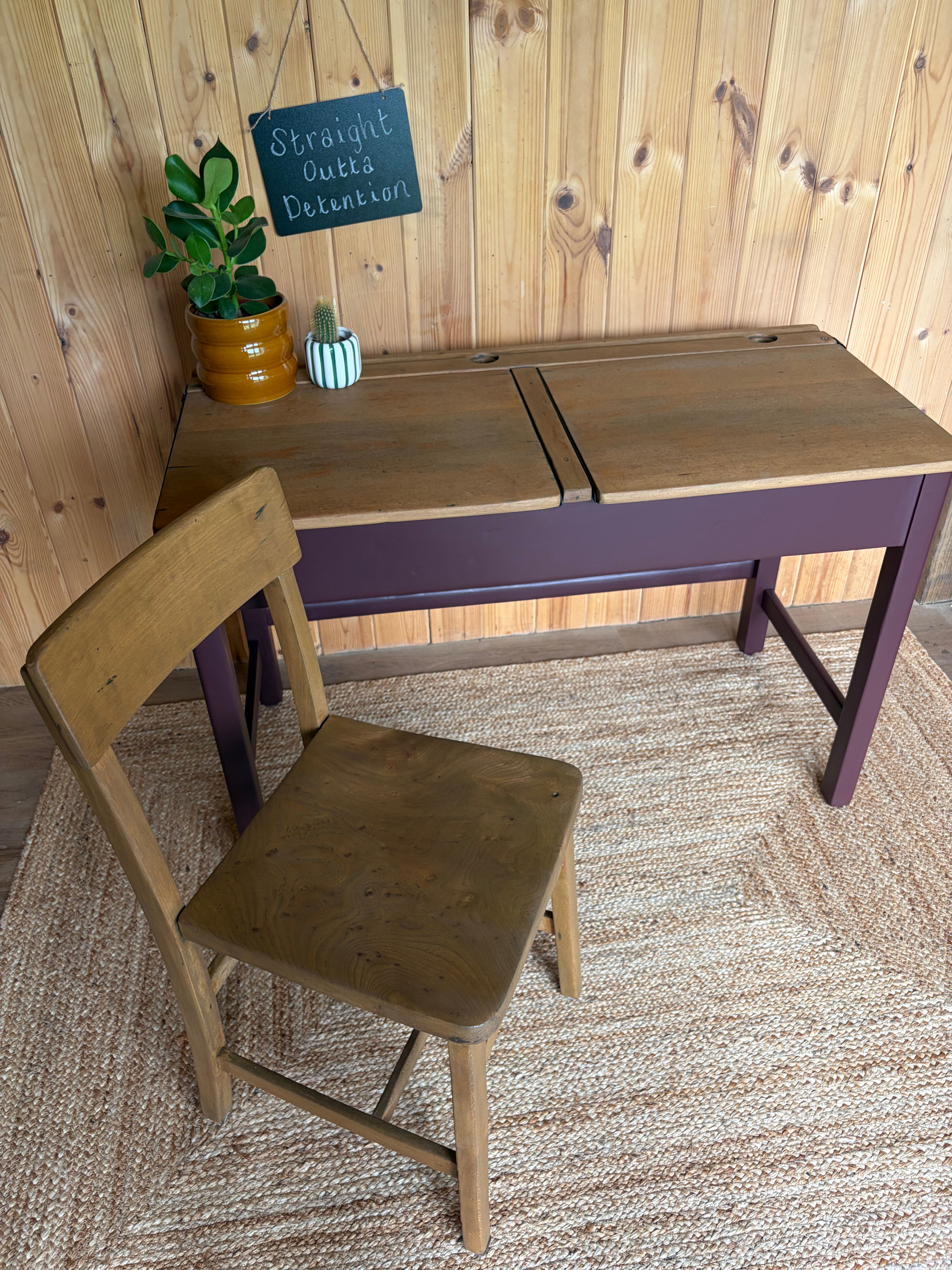 Vintage School Desk