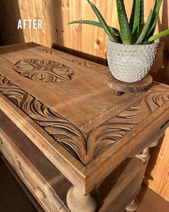 Restored Walter Carter Antique Monks Bench