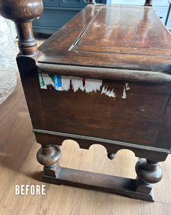 Walter Carter Antique Monks Bench