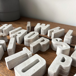 3D Personalised Letters