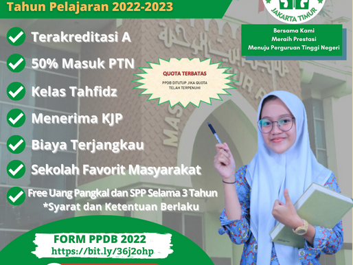 PENERIMAAN PESERTA DIDIK BARU TAHUN PELAJARAN 2022-2023