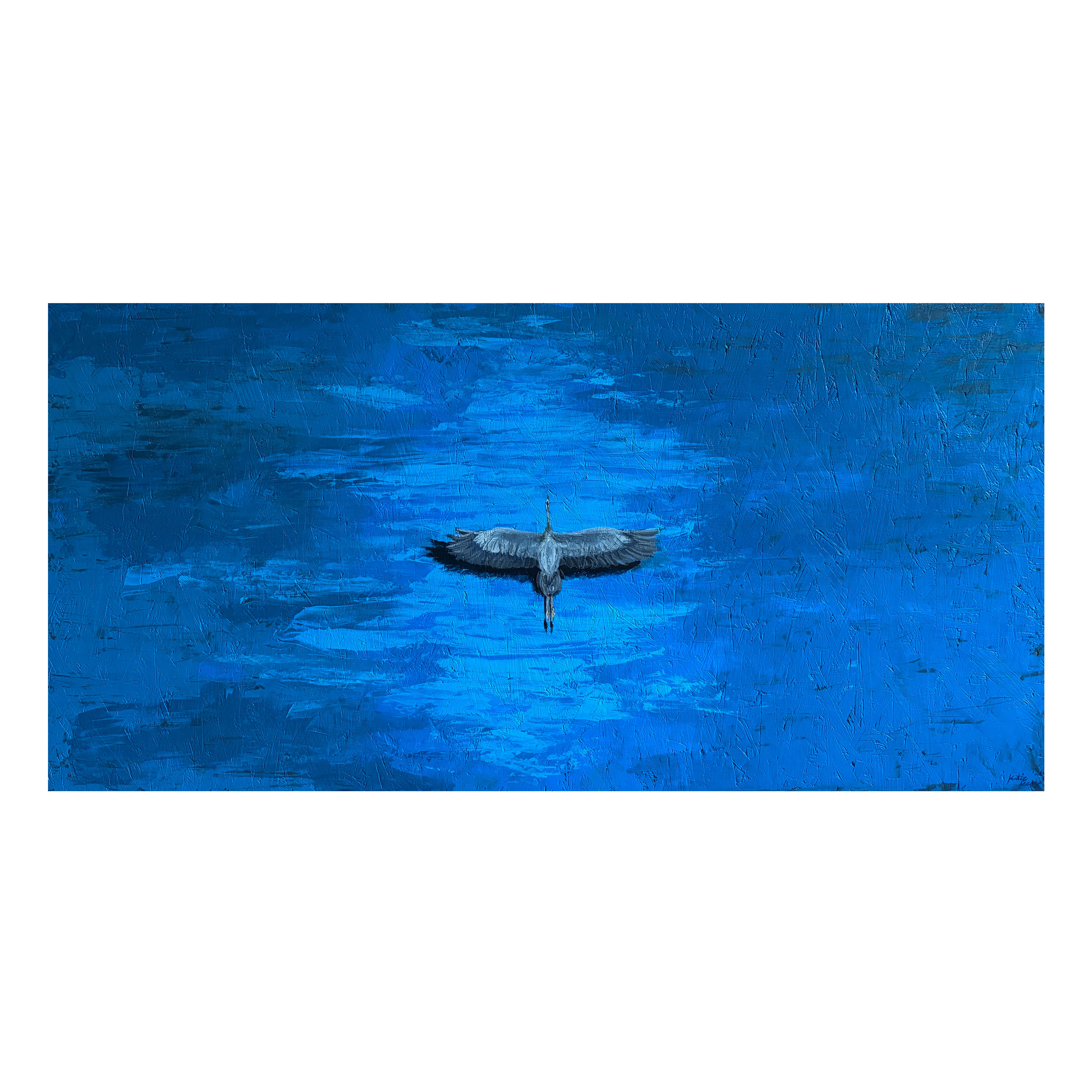 Blue Heron Print