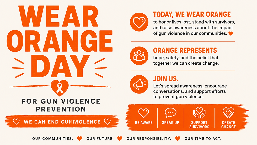 WEAR ORANGE DAY