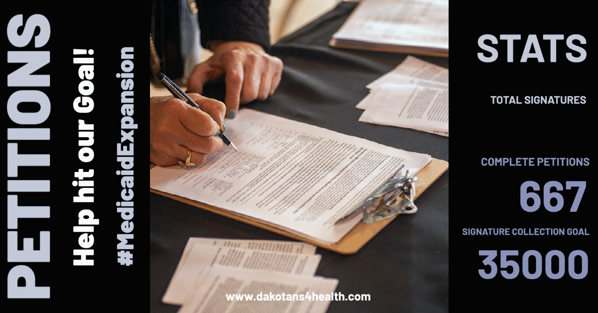 Medicaid Expansion Petition Counter 10,000 for June 2021!