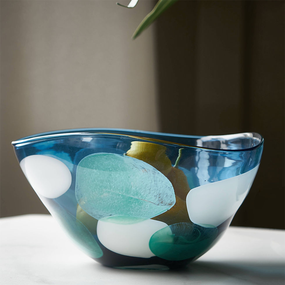 Thumbnail: Opaline Blue Vase