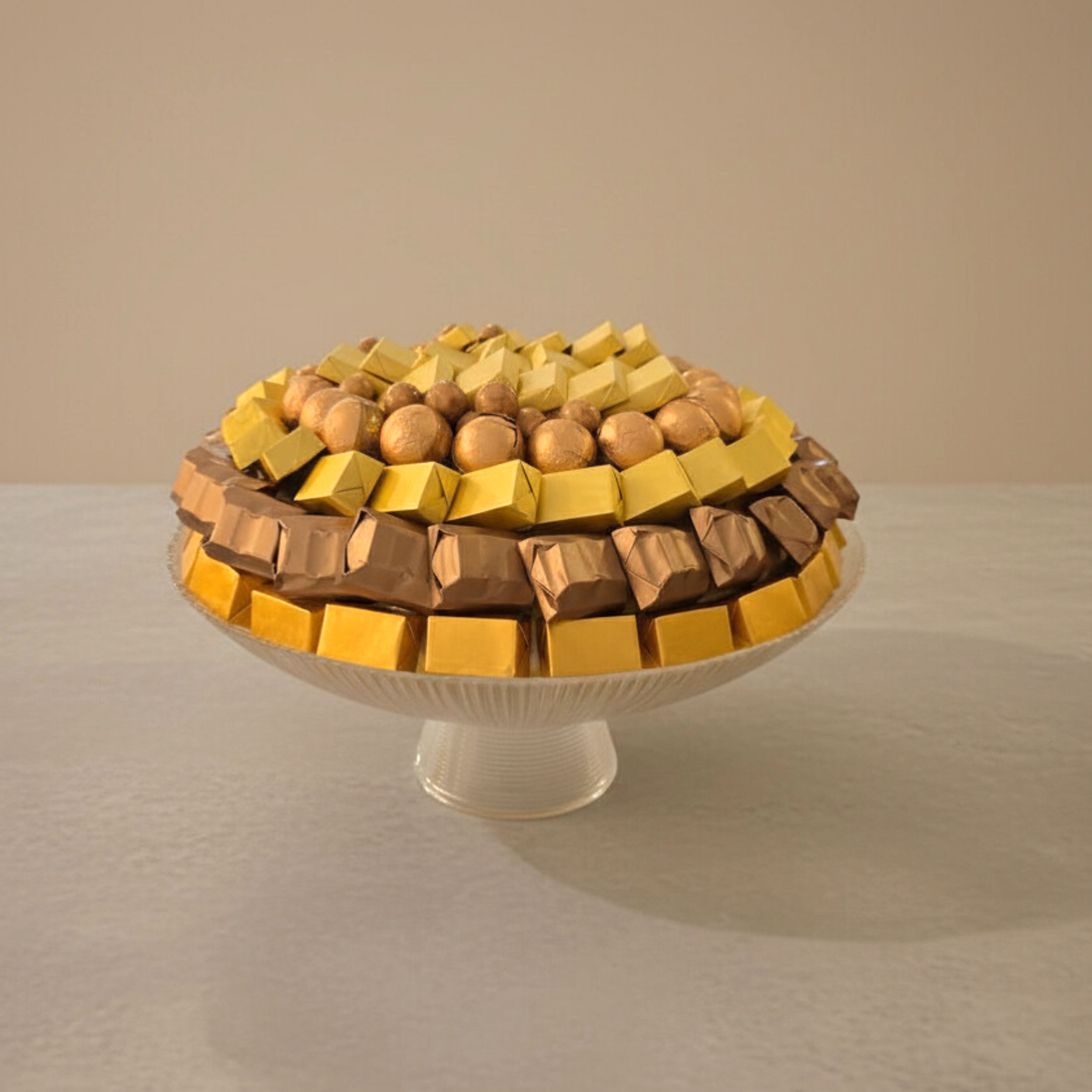 1.750 Kg Glass Chocolate Bowl 