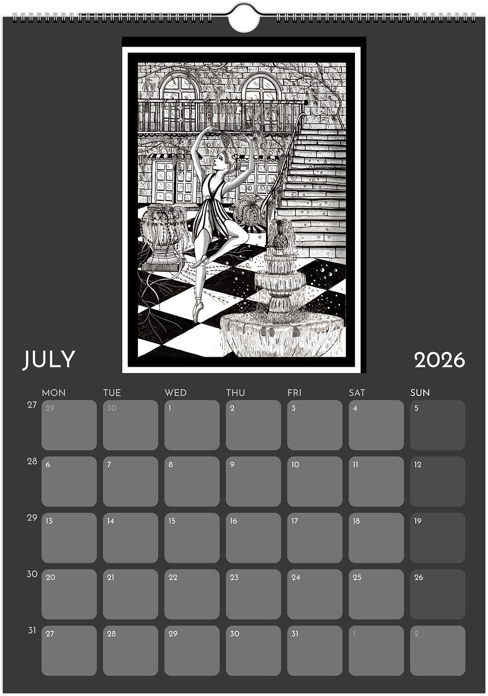 Thumbnail: Catieartworks Wall calendars 2026 (EU & Rest of World)
