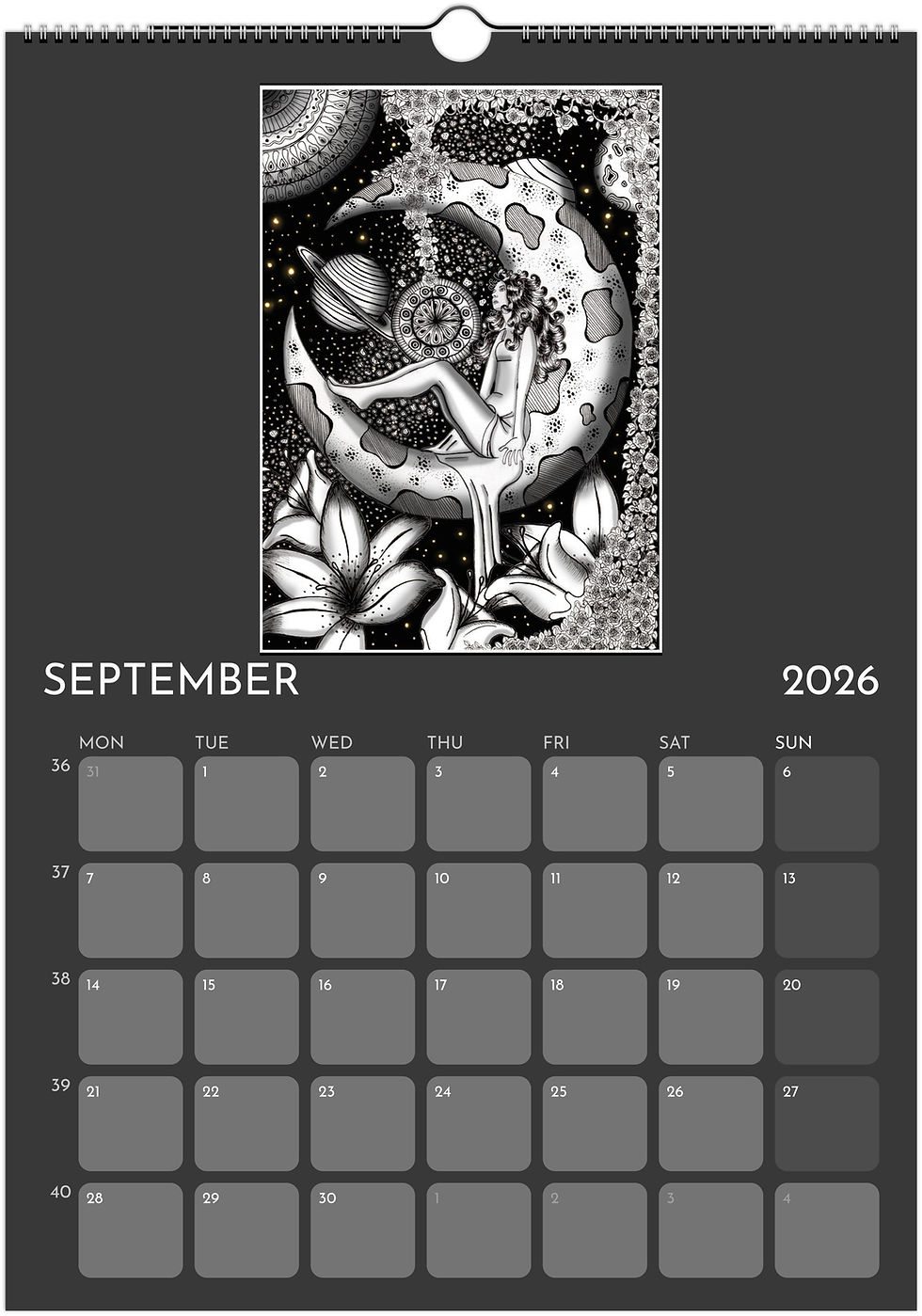 Thumbnail: Catieartworks Wall calendars 2026 (EU & Rest of World)