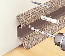 Миниатюра: Плинтус ПВХ Идеал "Оптима"