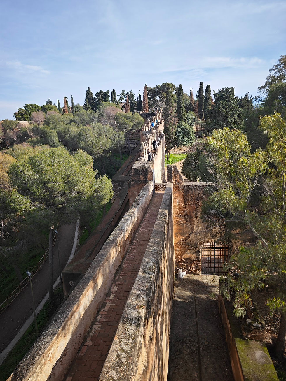 Alcazaba Fortress in Malaga, Spain
