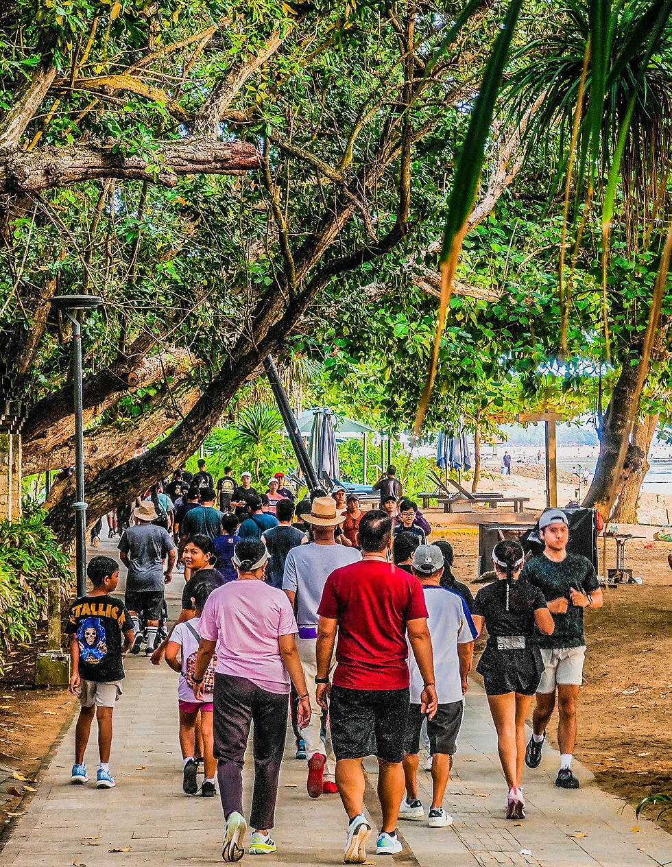 6:30AM walk and sport in Sanur