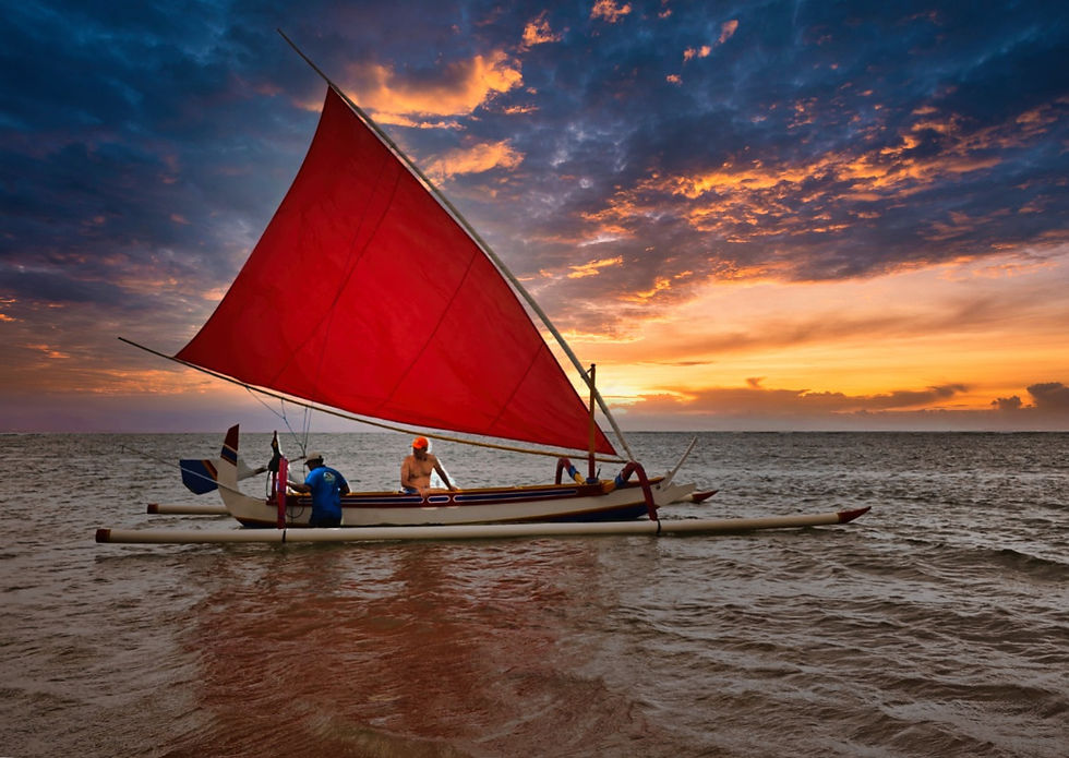 Sailing in Sanur