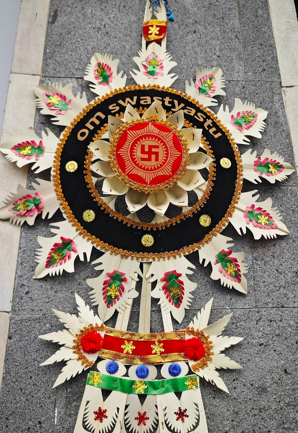 In Balinese Hinduism, the swastika is an ancient sacred symbol