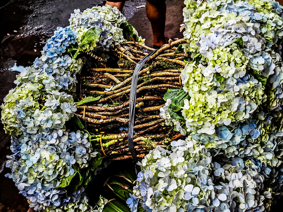Flowers sold in Jabe Puri Gede – Vegetable and Fruits Market