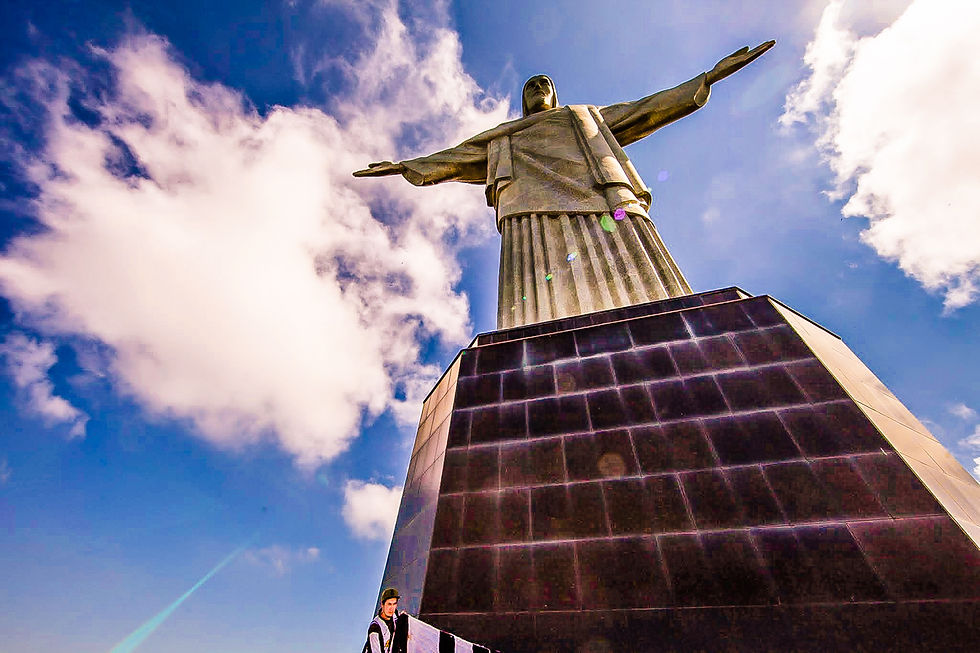 Statue of Corcovado - Christ the Redeemer , Rio de Janiero, Brazil
