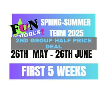 2ND GROUP HALF PRICE DEAL - 5 WEEKS