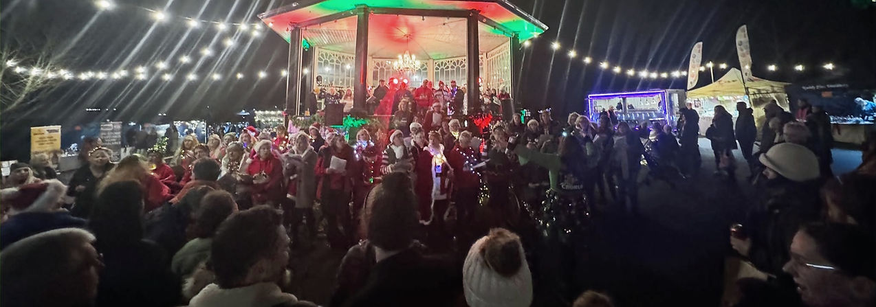 Fun Chorus at Nottingham Castle Christmas Market 2024