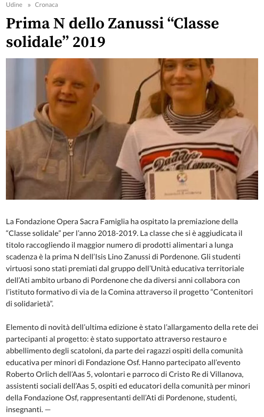 MessaggeroVeneto_Pordenone_Classe solida
