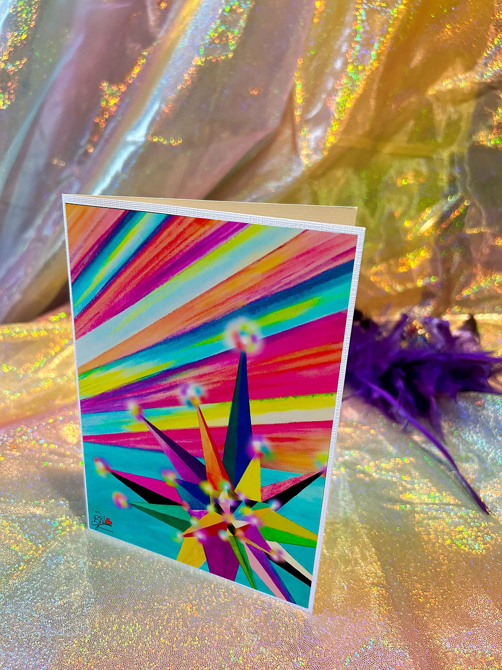 Thumbnail: 'Tropical Constellation' - Greeting Card