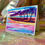 Thumbnail: 'Purple Palms Row' - Greeting Card