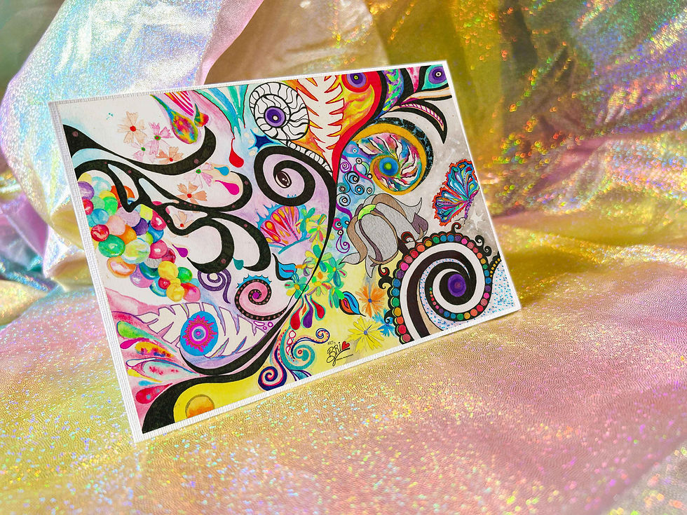 Thumbnail: 'Butterfly Zone' Greeting Card