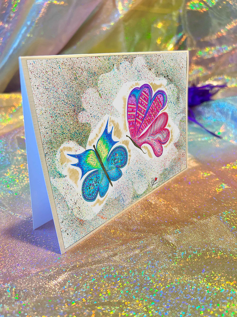 Thumbnail: 'A Pretty Pair' Greeting Card