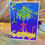 Thumbnail: 'Candy Cane Palm-Magic Glow' Greeting Card