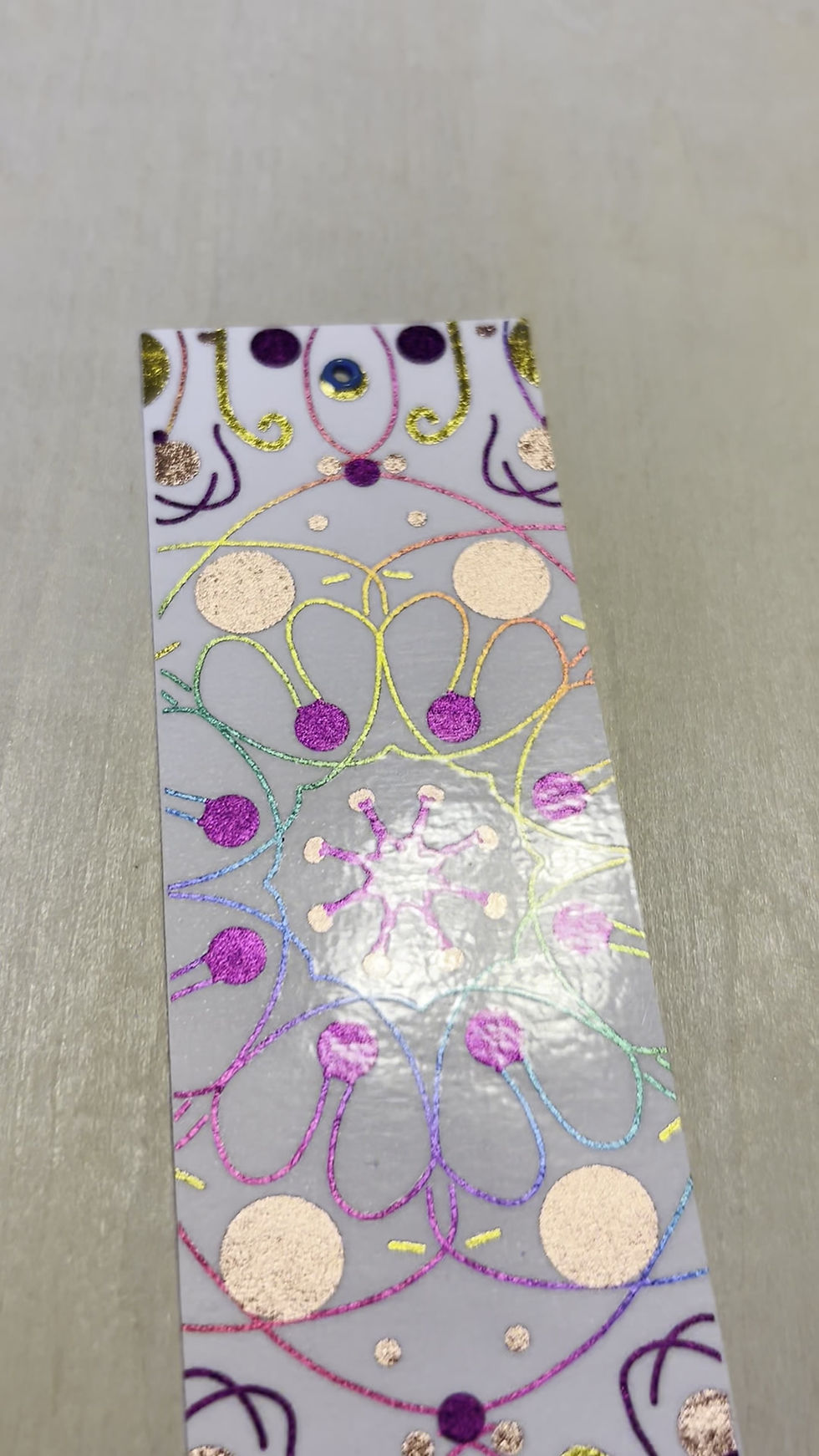 Thumbnail: Infinity Mandala - Foil Edition Bookmark w/ Tassel